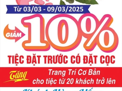 🌹ƯU ĐÃI ĐẶC BIỆT MỪNG NGÀY QUỐC TẾ PHỤ NỮ 8/3 🌹